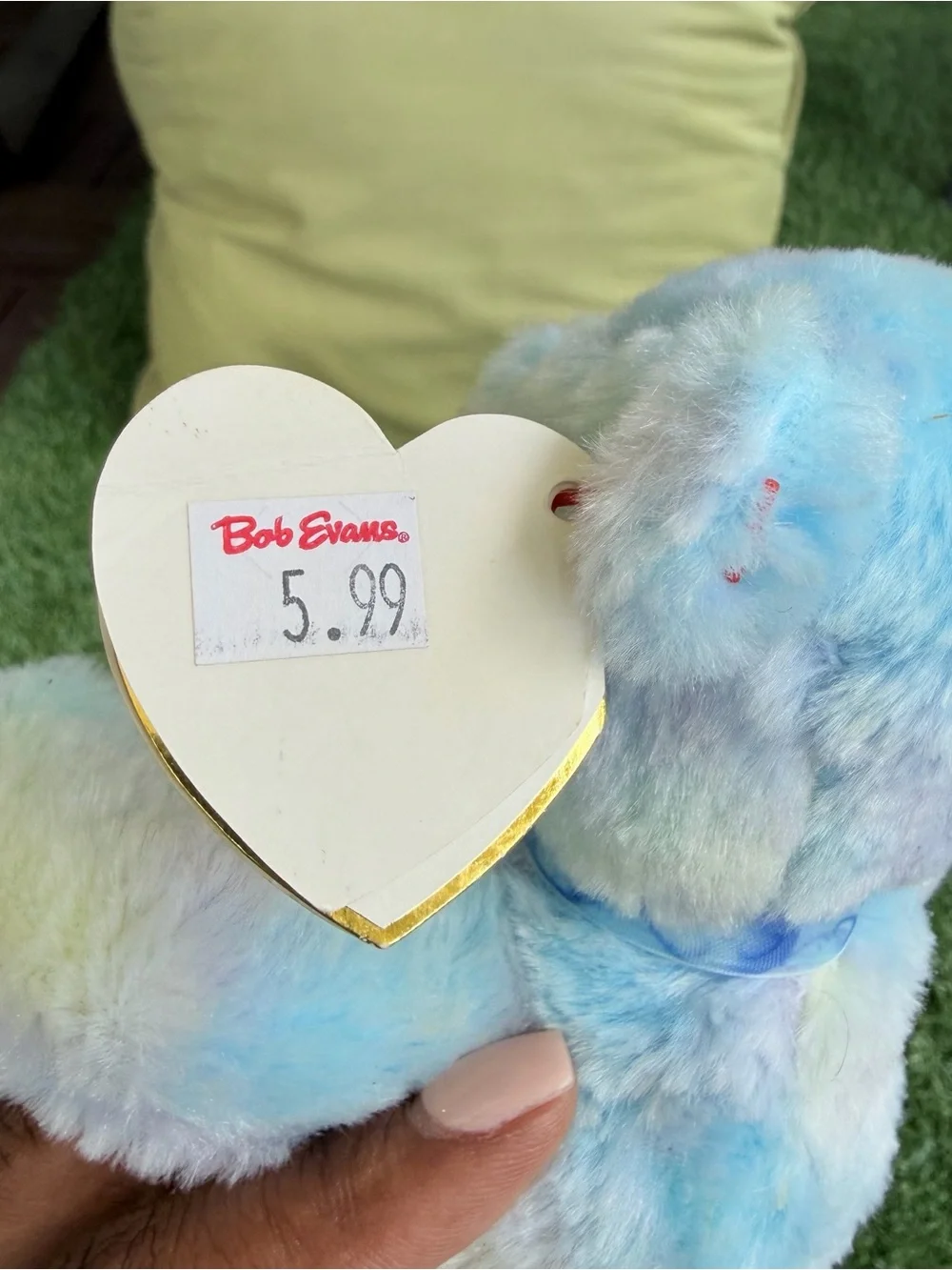 TY Beanie Babies Laguna Blue Pastel Bear 2007 Retired With Tags